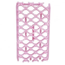   Marcipán, fondant mintázó rács, műanyag, nagy rombuszok, 7,5x15 cm