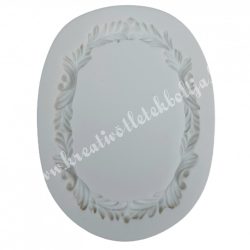 Marcipán, fondant mintázó, kör ornamentika, 5,5x8 cm