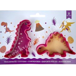   Marcipán és fondant kiszúró, dinoszaurusz, 2 darab/csomag