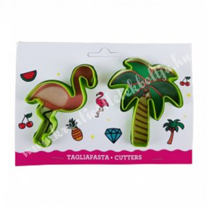 Marcipán és fondant kiszúró, trópusi, 2 darab/csomag