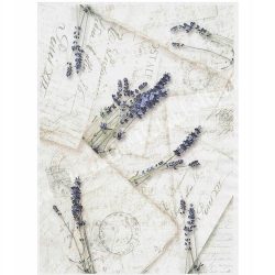 Rizspapír, levendulák, A4 (R0742)