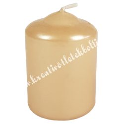 Adventi gyertya, metál barack, 6 cm