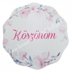 MDF tábla, "Köszönöm", 6,5 cm