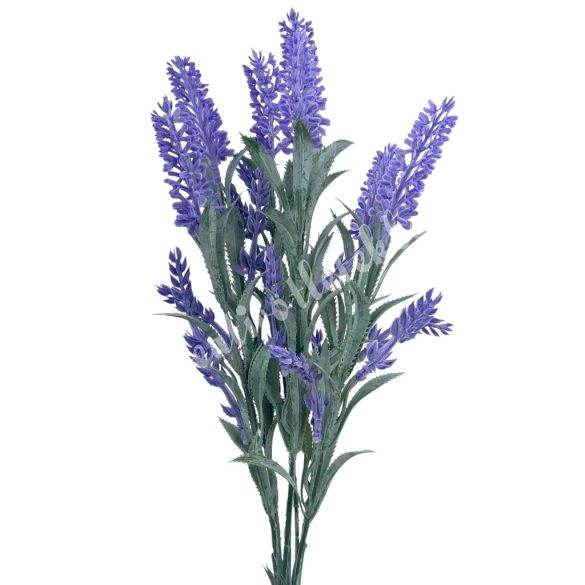 Levendula csokor, lila, 42 cm, 7 ág/csokor