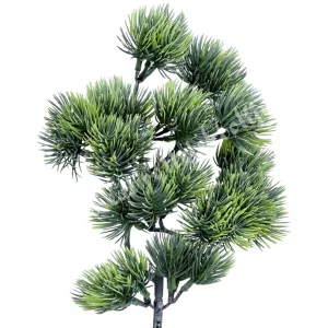Fenyőág, hamvas zöld, 37 cm
