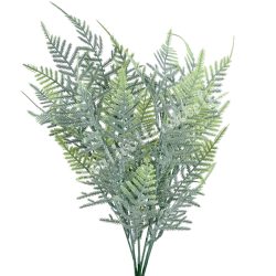 Páfrány csokor, hamvas zöld, 41 cm