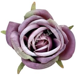 Rózsa virágfej, mályva, 6 cm
