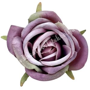Rózsa virágfej, mályva, 6 cm
