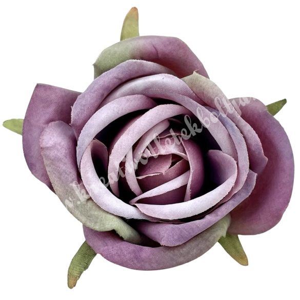 Rózsa virágfej, mályva, 6 cm