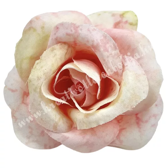 Rózsa virágfej, cirmos rózsaszín, 4,5 cm