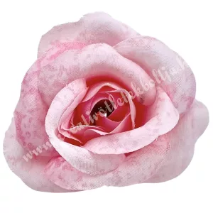 Rózsa virágfej, rózsaszín, 4,5 cm