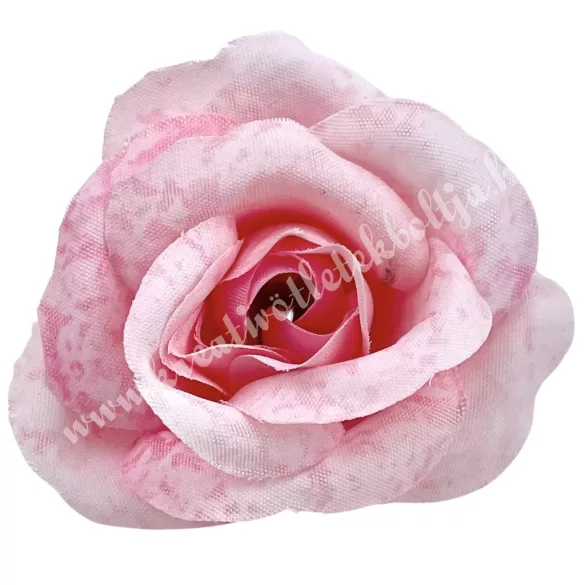 Rózsa virágfej, rózsaszín, 4,5 cm