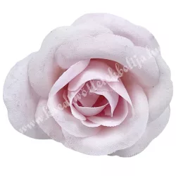 Rózsa virágfej, világos rózsaszín, 4,5 cm