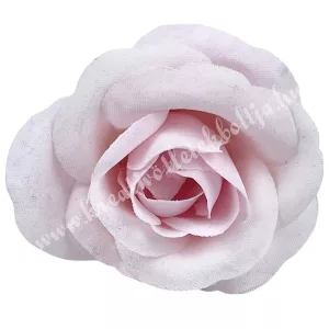 Rózsa virágfej, világos rózsaszín, 4,5 cm