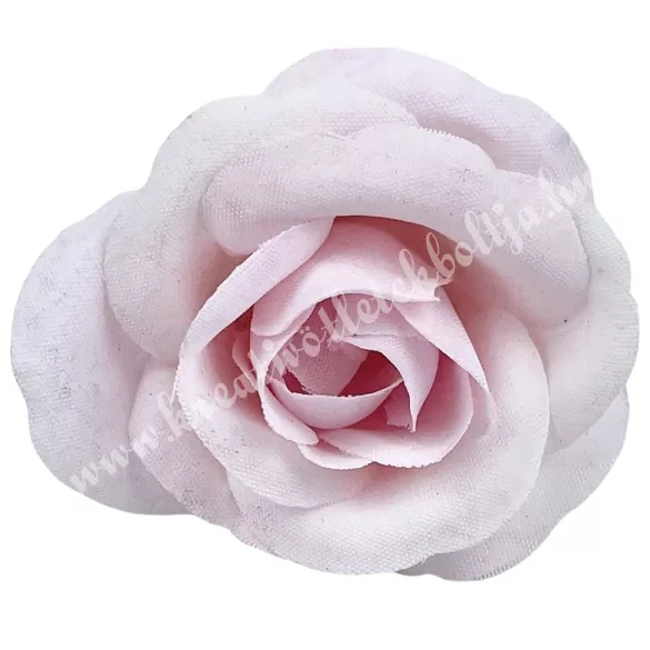 Rózsa virágfej, világos rózsaszín, 4,5 cm