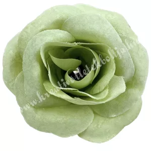Rózsa virágfej, zöld, 4,5 cm