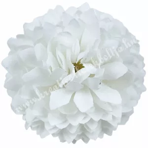 Krizantém fej, fehér, 3,5 cm