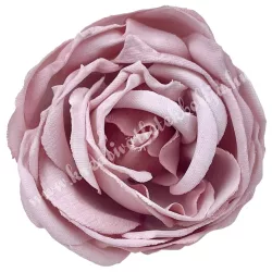 Rózsa virágfej, vintage rózsaszín, 5 cm