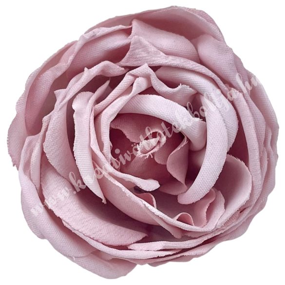 Rózsa virágfej, vintage rózsaszín, 5 cm