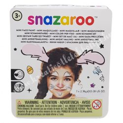   SNAZAROO arcfesték készlet, rózsaszín-fehér-fekete, 3x2,1 gr/szett