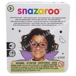   SNAZAROO arcfesték készlet, lila-fehér-fekete, 3x2,1 gr/szett
