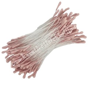 Virágbibe, rózsaszín, 6 cm, 100 db/csomag