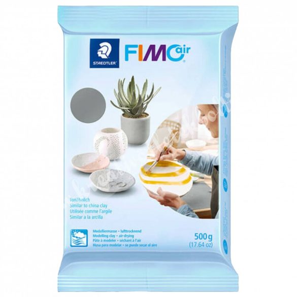 FIMO AIR Basic levegőn száradó gyurma, szürke, 500 gr/cs