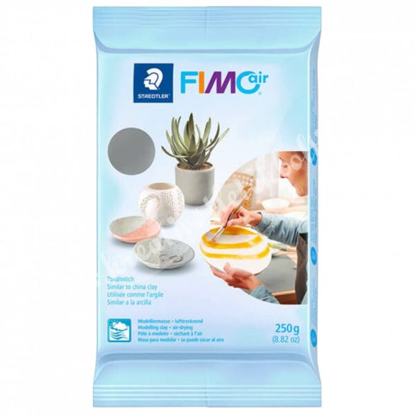 FIMO AIR Basic levegőn száradó gyurma, szürke, 250 gr/cs