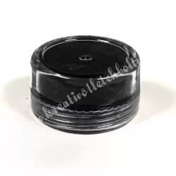  Műgyanta effekt pigment színező por, 3 g - gyöngyház hatású fekete
