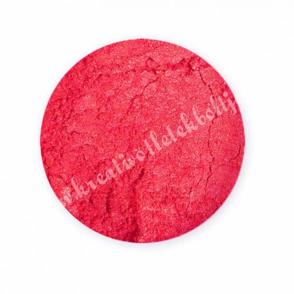 Műgyanta effekt pigment színező por, 3 g - gyöngyház hatású ciklámen