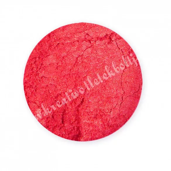 Műgyanta effekt pigment színező por, 3 g - gyöngyház hatású málna