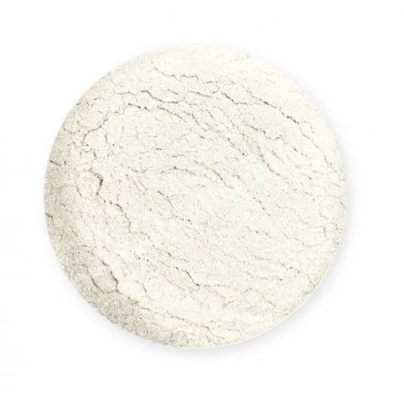 Műgyanta effekt pigment színező por, 3 g - gyöngyház hatású selyemezüst