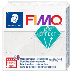 FIMO süthető gyurma, 57 g, Kőhatású fehér gránit