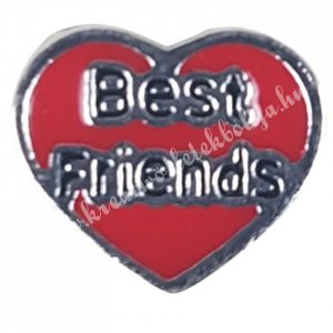 Mini charm, best friends, 9 mm