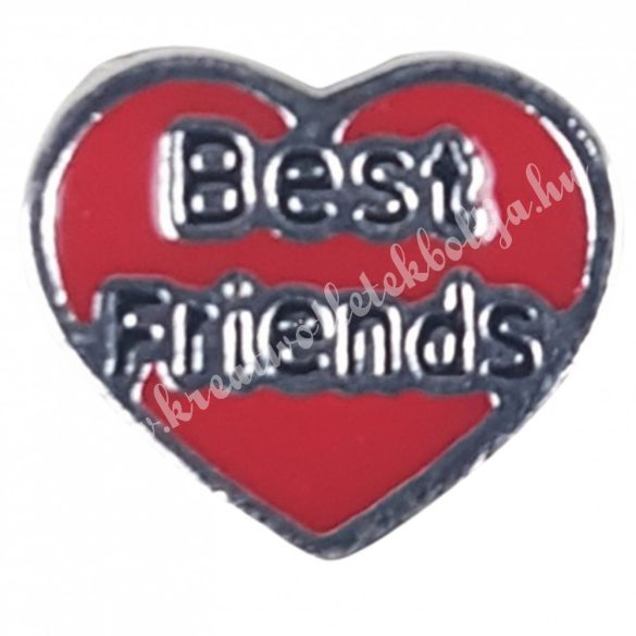 Mini charm, best friends, 9 mm