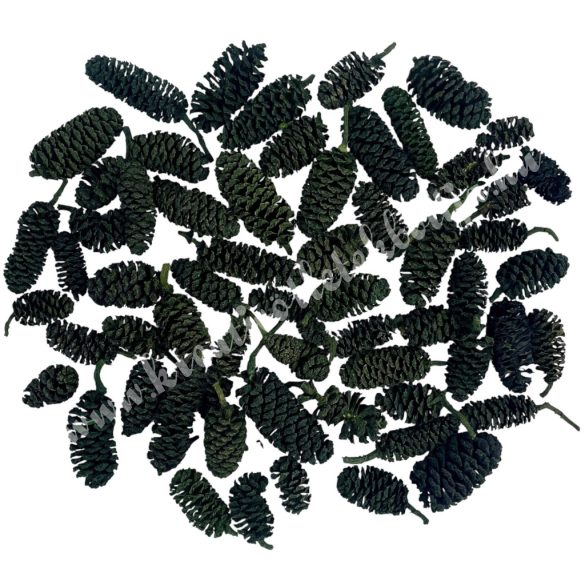 Szárazdekoráció, birch pine, fenyőzöld, kb. 30 gr/csomag