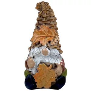 Polyresin manó levéllel, 3,5x6 cm