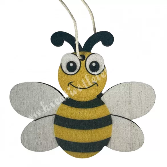 Akasztós fa méhecske, 6,2x5 cm