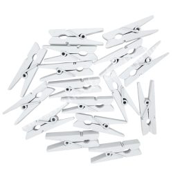 Fehér facsipesz, 35 mm, 16 db/csomag