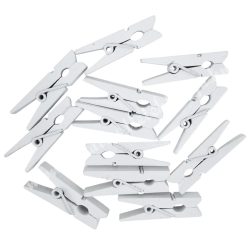 Fehér facsipesz, 48 mm, 12 db/csomag