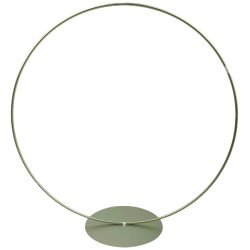 Fém karika talppal, világos arany, több méret