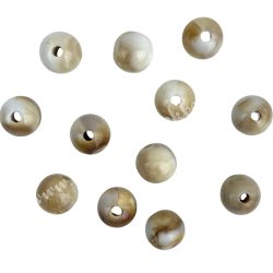 Műanyag gyöngy, 10 mm, 12 db/csomag