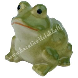  Porcelán béka, 5x4,5 cm