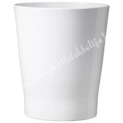 Kerámia kaspó, fehér, 10,5x12 cm