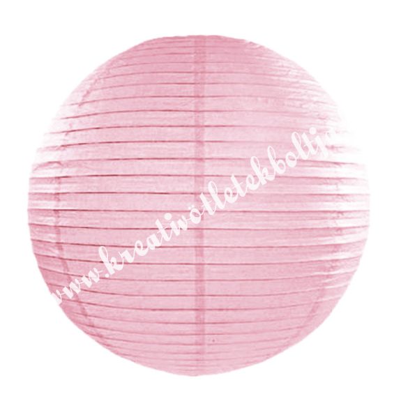 Lampion, rózsaszín, 30 cm