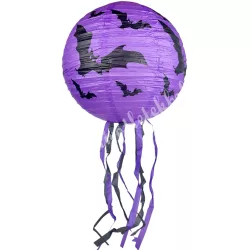 Lampion denevérrel, lila, 30 cm