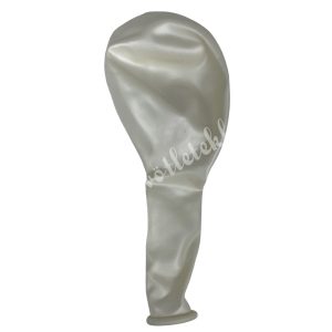 Lufi, gyöngyház fehér, 31 cm