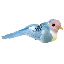 Csipeszes madárka, kék, 10x3,5 cm