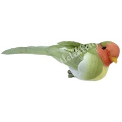 Csipeszes madárka, zöld, 10x3,5 cm