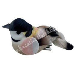 Csipeszes madárka, rózsaszín, 7x3 cm